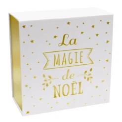 BOITE CADEAU NOEL 25X25X12CM
