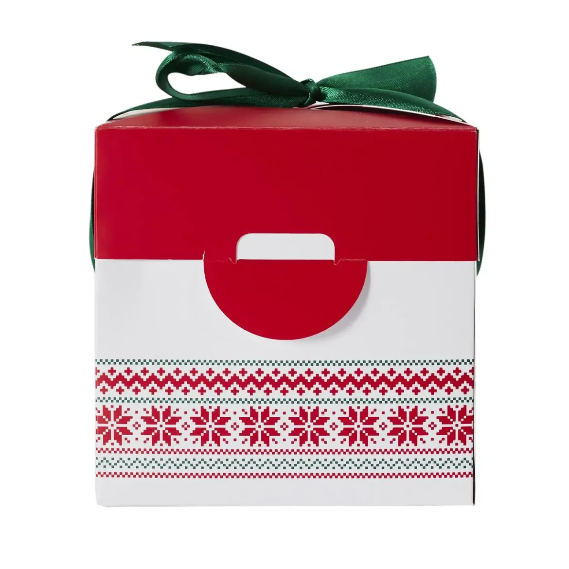 BOITE CADEAU PLIABLE NOEL 13X13CM