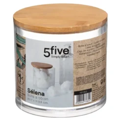 BOITE COTON ROND SELENA BAMBOU
