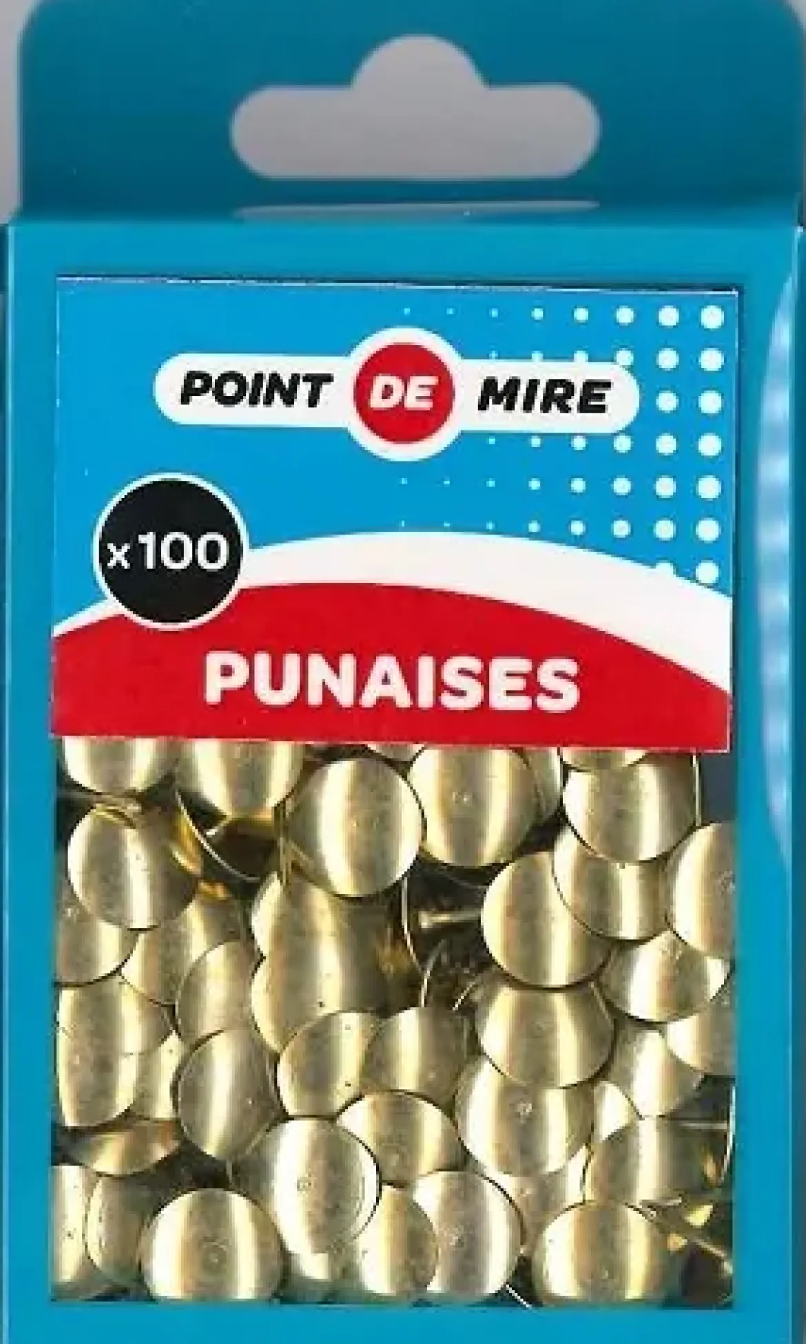 BOITE DE 100 PUNAISES LAITON