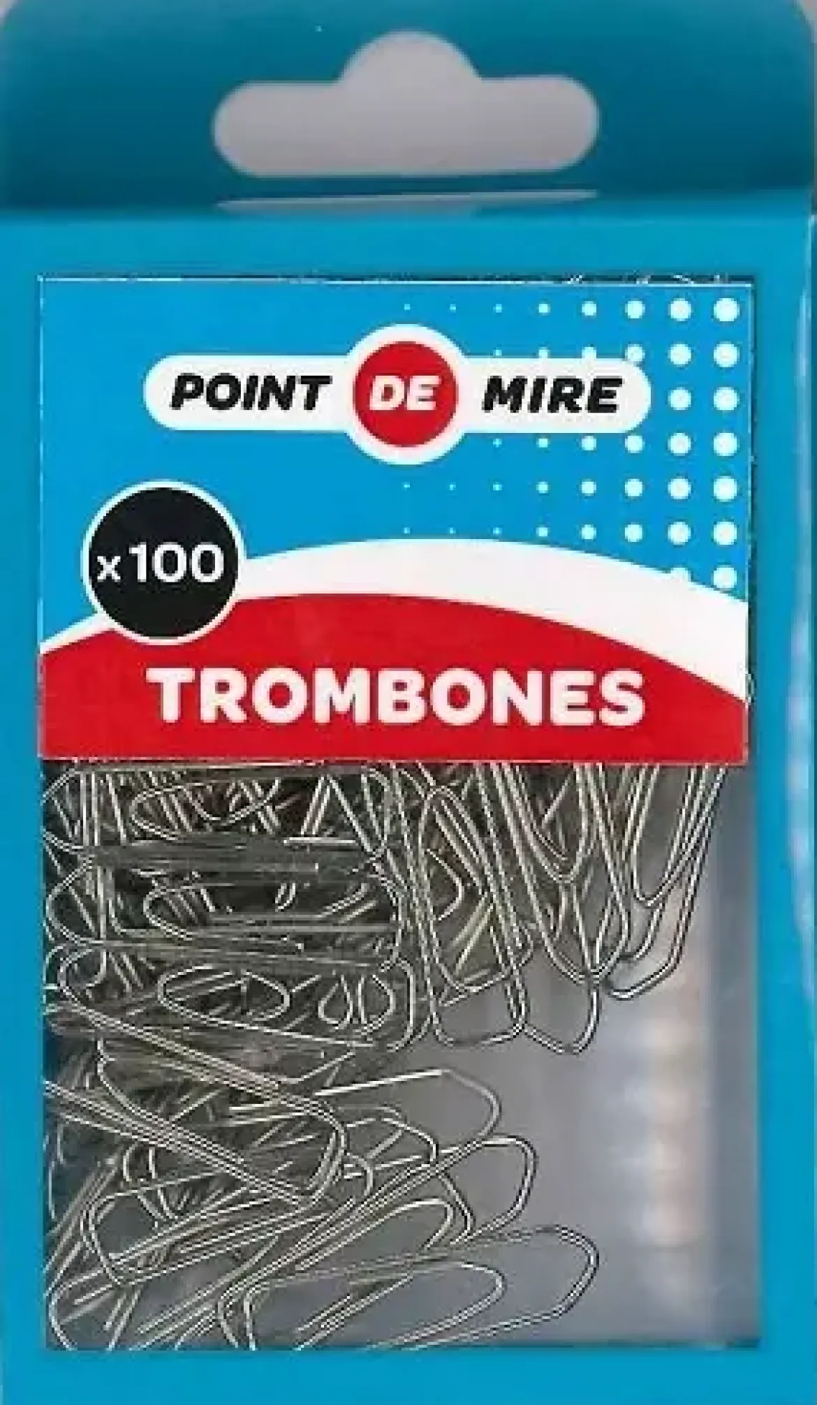 BOITE DE 100 TROMBONES GALVA