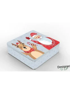 BOITE METAL CARREE 18X18X7.5CM