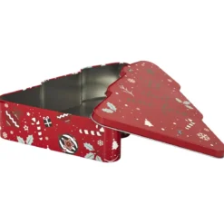 BOITE METAL FORME SAPIN NOEL