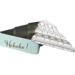BOITE METAL FORME SAPIN NOEL