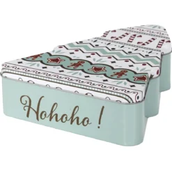 BOITE METAL FORME SAPIN NOEL