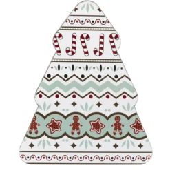 BOITE METAL FORME SAPIN NOEL