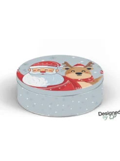 BOITE METAL RONDE 10X5CM