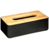 BOITE MOUCHOIR NOIR NATUREO