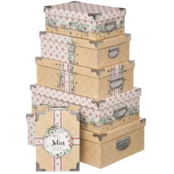 BOITE RECTANGLE CARREAUX CIMENT D.44X31X15CM