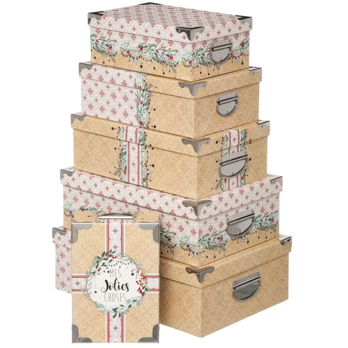 BOITE RECTANGLE CARREAUX CIMENT D.32X21.5X11.8CM