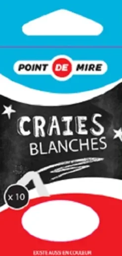 BOITES 10 CRAIES BLANCHES