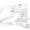 BOLDUC AVEC ATTACHE POUR BALLON X12 PIECES BLANC