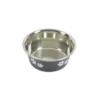 BOL MOTIF PATTES 200ML 12X9.5CM NOIR BRILLANT