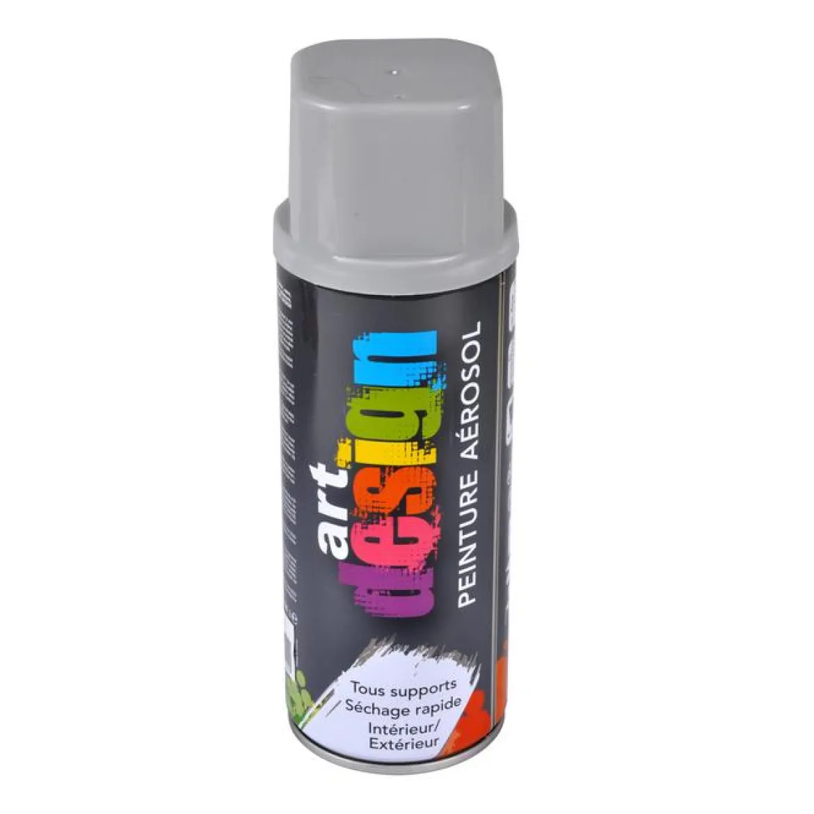 BOMBE DE PEINTURE MULTI SUPPORTS 400ML ZINC