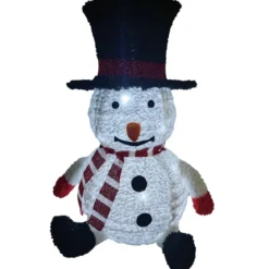 BONHOMME NEIGE LUMINEUX H.70CM