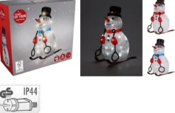 BONHOMME NEIGE SKI ACRYLIQUE 31CM
