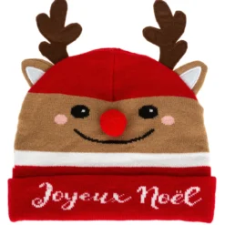 BONNET NOEL ENFANT 3D