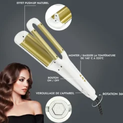 BOUCLEUR CHEVEUX MAGIQUE 3 FERS