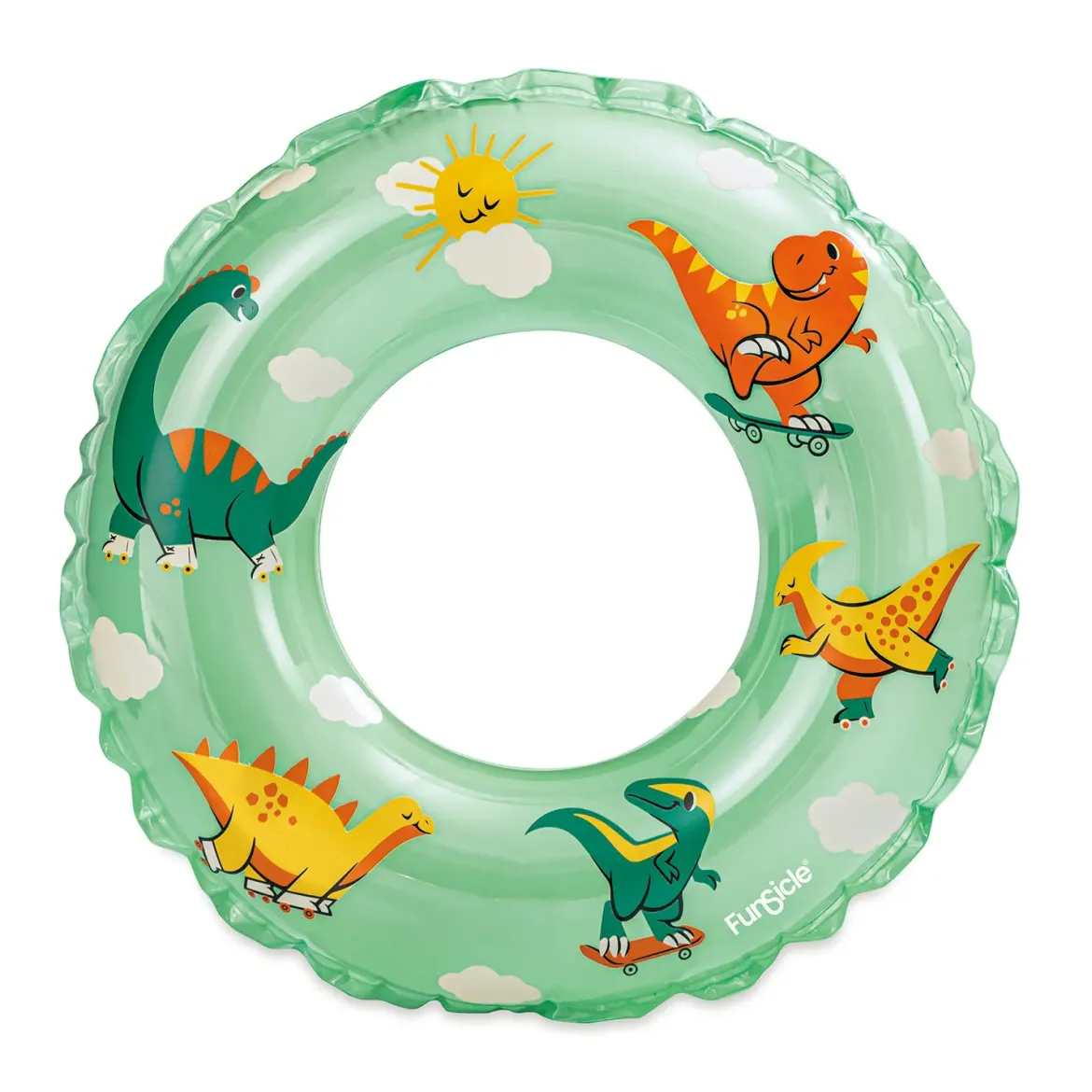 BOUEE RONDE ENFANT FRUITS OU DINOSAURES D.61CM