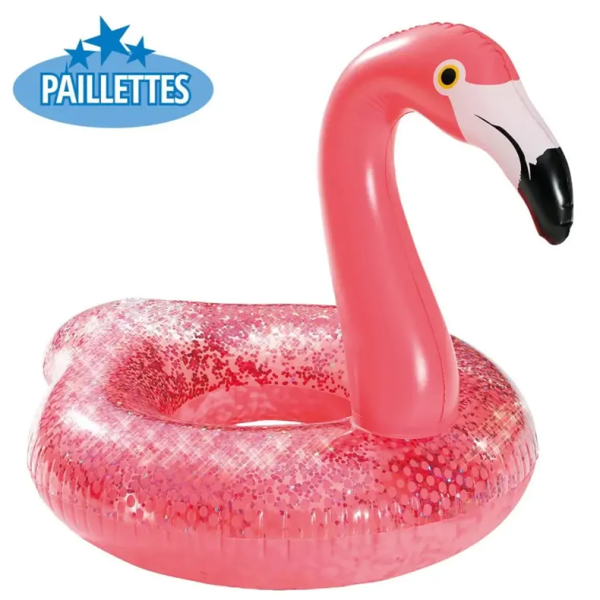 BOUEE RONDE FLAMANT A PAILLETTES