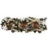 BOUGEOIR PERLES ET FLOCONS D.39CM