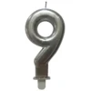 BOUGIE ANNIVERSAIRE CHIFFRE 9 H.7.5CM ARGENT