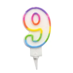 BOUGIE ANNIVERSAIRE CHIFFRE 9