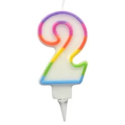 BOUGIE ANNIVERSAIRE CHIFFRE 2