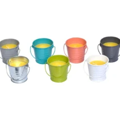 BOUGIE CITRONNELLE SEAU GM MULTICOULEUR