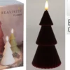 BOUGIE LED SAPIN D.11CM ROUGE
