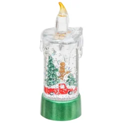 BOUGIE LUMINEUSE 1 LED BLANC CHAUD H.13.5CM