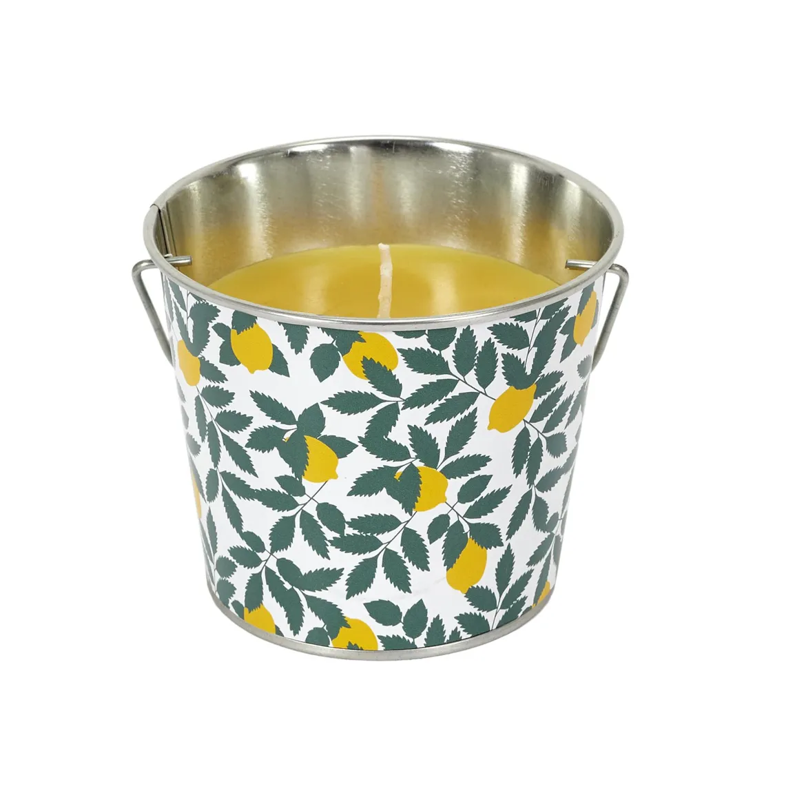 BOUGIE PARFUMEE CITRONNELLE SEAU METAL