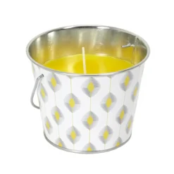 BOUGIE PARFUMEE CITRONNELLE SEAU METAL