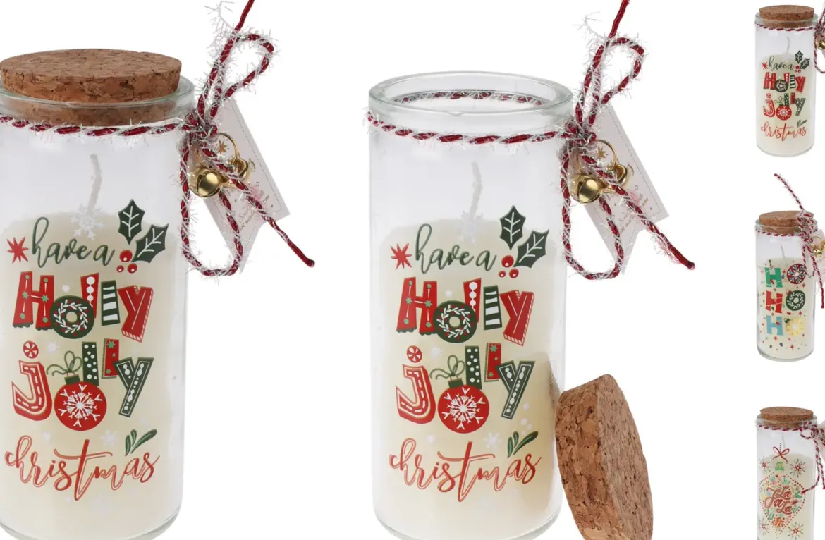 BOUGIE PARFUMEE MOTS D.14CM