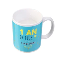 BOUGIE PARFUMEE MUG ANNIVERSAIRE 190GR