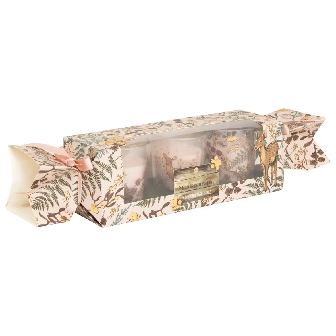 BOUGIE PARFUMEE SECRET BOIS X3 PIECES 135G