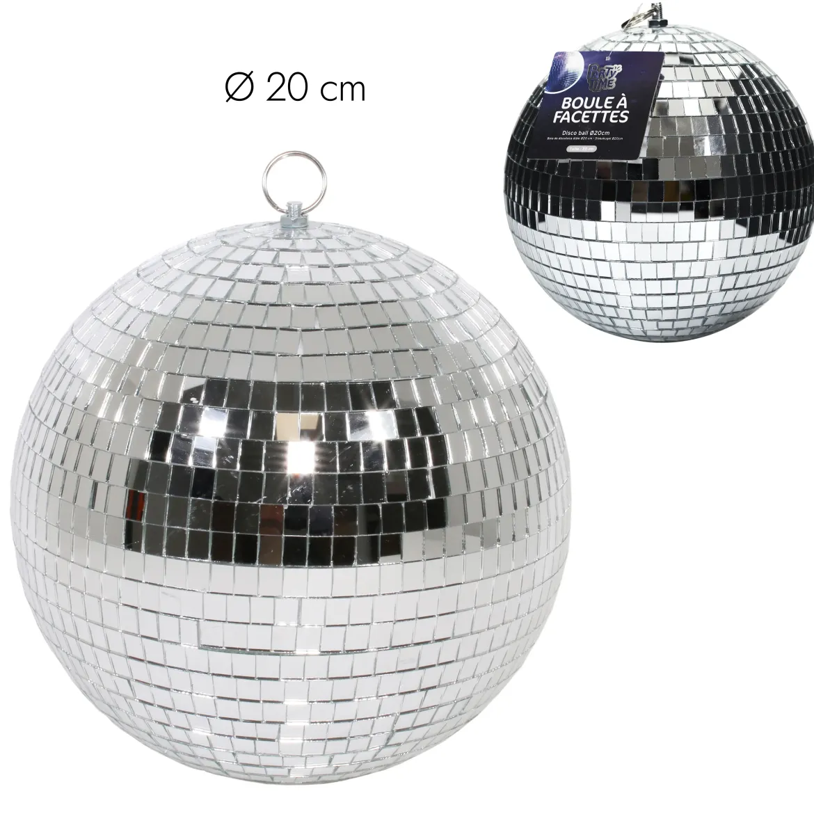 BOULE A FACETTES D.20CM