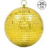BOULE A FACETTES OR 20CM