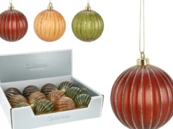 BOULE DE NOEL WO MAT 80MM