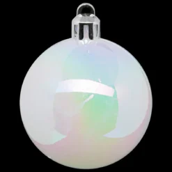 BOULE DE NOEL X5 PIECES BLANC 5CM