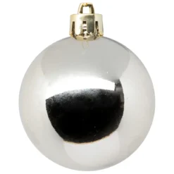 BOULE DE NOEL X9 PIECES NUDE 6CM