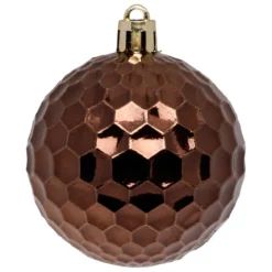 BOULE DE NOEL X12 PIECES SECRETS BOIS 6CM
