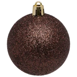 BOULE DE NOEL X12 PIECES SECRETS BOIS 6CM
