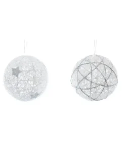 BOULE GM 10 LED FILS TRESSES ETOILES