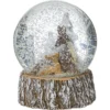 BOULE NEIGE BICHE FAON 8CM