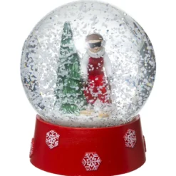 BOULE NEIGE SKIEUSE 80MM