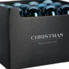 BOULE NOEL D.12CM BLEU NUIT