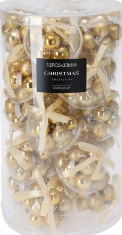 BOULE NOEL D.3CM DORE