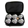 BOULES ACIER AVEC SACOCHE X6 PIECES