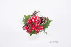 BRANCHAGE BAIES ET CHAMPIGNONS 9X9X11CM